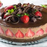 Le fraisier au chocolat gâteau copieux