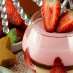 Panna Cotta aux fraises et pain d'épices