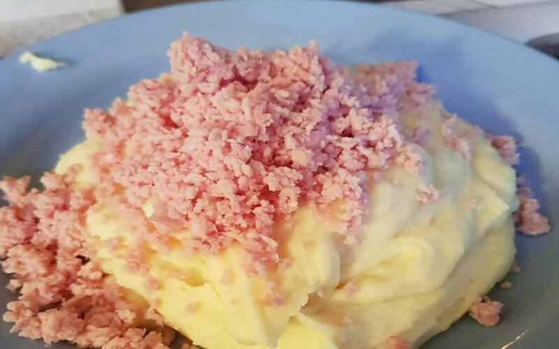 Purée jambon mouliné de grand-mère