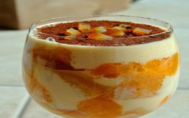 Tiramisu à l’orange léger et fruité un vrai régal