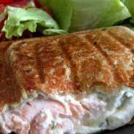 Croque-monsieur au saumon et Boursin