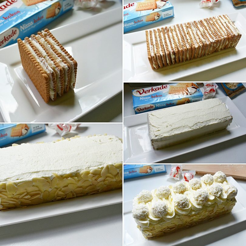 Gâteau raffaello aux petits beurre - Toutes Recettes