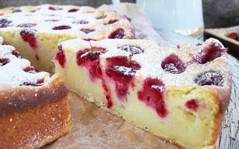 Gâteau Chocolat Blanc et Framboises