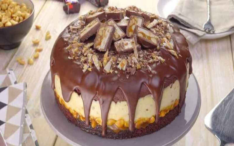 Gâteau aux Snickers recette extra gourmande