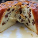 Gâteau de semoule aux raisins secs