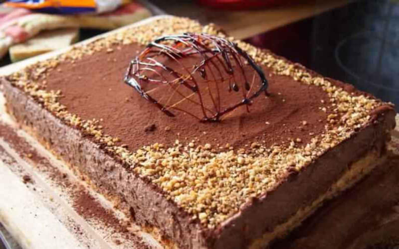 Gâteau magique au chocolat et cacao