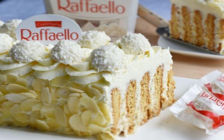 Gâteau raffaello aux petits beurre