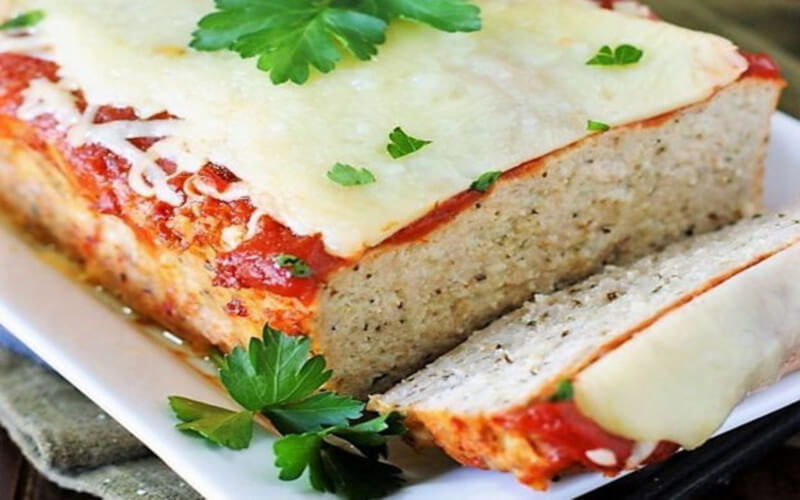 Pain de viande au poulet et Parmesan