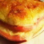 Pain perdu au jambon et fromage