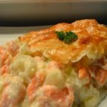 Pâté au saumon et pommes de terre