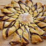 Soleil feuilleté au Nutella dessert original