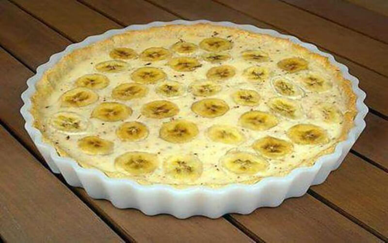 Tarte à la banane facile moelleuse et parfumée