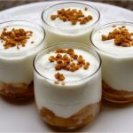 Verrines Fromage blanc aux pommes caramélisées