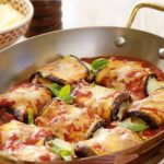 Aubergines roulées à la mozzarella et jambon
