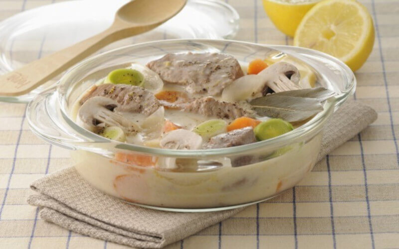 Blanquette de veau aux légumes de grand-mère