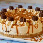 Cheesecake vanille et caramel beurre salé sans cuisson