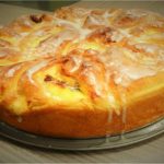 Gâteau Chinois à la crème pâtissière et pépites de chocolat