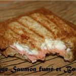 Croque Saumon fumé et Boursin en 10 min