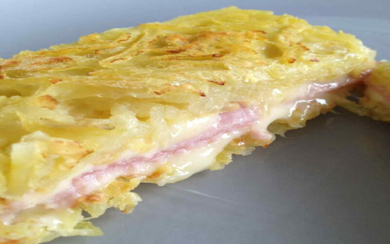 Croque monsieur de pomme de terre