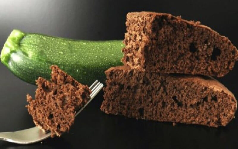 Gâteau chocolat courgette sans beurre ni farine