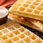 Gaufres croustillantes à l'extérieur et moelleuses à l'intérieur