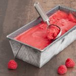 Glace aux framboises sans sorbetière