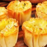 Mini-tartes au thon en feuilles de brick