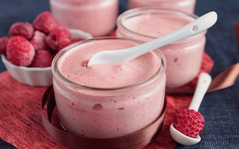 Mousse à la Framboise rapide et facile à réaliser