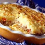 Parmentier de courgettes au thon