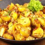 Pommes de terre primeurs sautées à l’ail