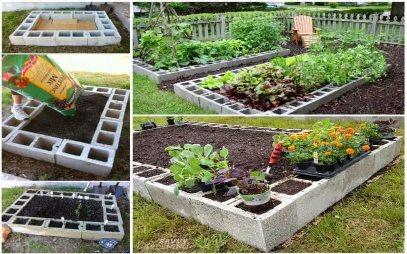 Réalisez votre jardin surélevé avec des parpaings