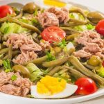 Salade de haricots verts au thon