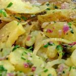 Salade alsacienne de pommes de terre et lardons