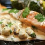 Saumon sauce aux moules simple et plein de saveurs