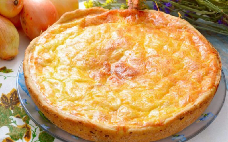 Tarte salée à l’oignon et au fromage blanc