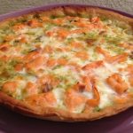 Tarte au saumon et oignon à crème fraîche