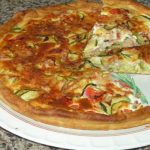 Tarte aux thon tomates et courgettes