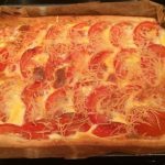 Tarte salée aux tomates thon et à la moutarde