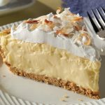 Tarte à la crème à la noix de coco