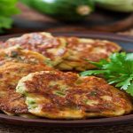 Beignets simples de courgettes râpées