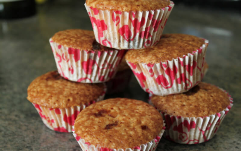 Gâteau au Yaourt, façon cupcakes à la confiture de fraise