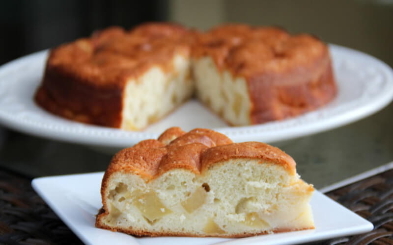 Gâteau aux pommes sans beurre