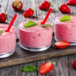 MOUSSE FRAÎCHE AUX FRAISES ET MENTHE