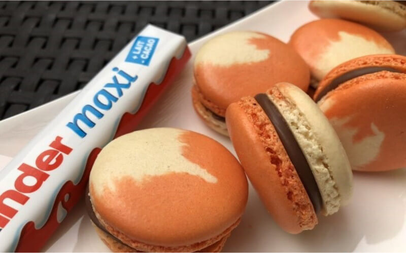 Macarons aux Kinder Maxi très délicieux