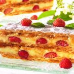 Mille feuille à la fraise fait maison