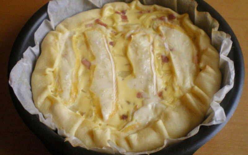 Quiche façon tartiflette fondante