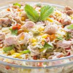 Salade de Riz au Thon et aux Œufs Durs WW