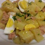 Salade de pommes de terre au thon et œufs WW