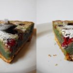 Tarte aux pistaches et framboises façon amandine