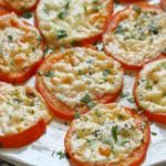 Tomates cuites au Parmesan entrée savoureuse